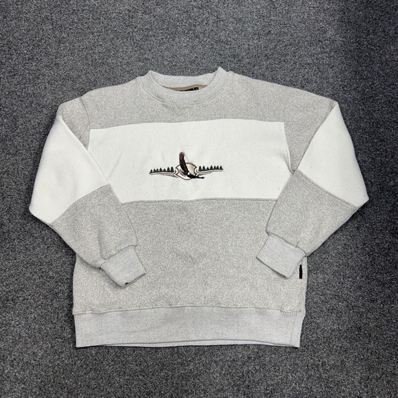 Vintage Renegade Club Embroidered Eagle Crewneck Sweater Men's Size Large - Picture 1 of 7